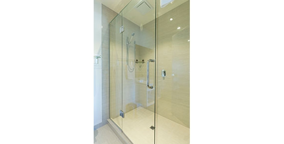 fully tiled luxury bathroom