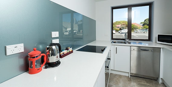 full kitchen with latest appliances