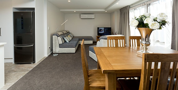 lounge and dining at the ground floor